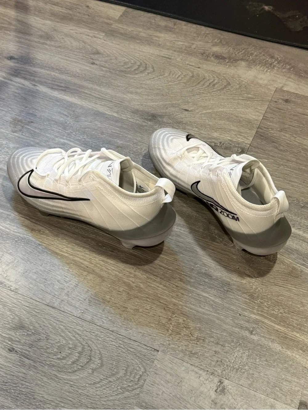 Nike Vapor Edge Elite 360 1 Football Cleats White Men’s Size 8 FB3288-100